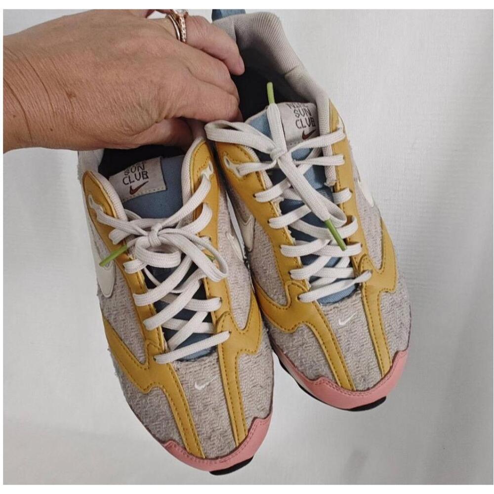 Nike Air Max Dawn SE Sun Club Sneakers DJ9986-100 Palm Tree Pink Green Ochre W 8 - Picture 7 of 11